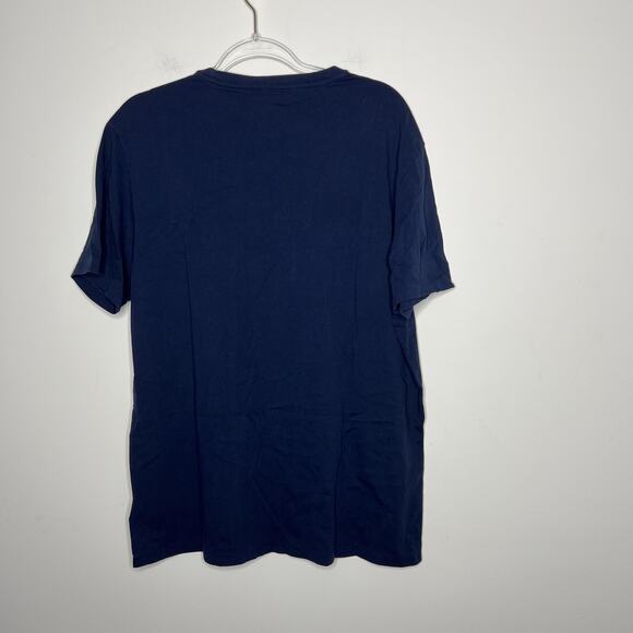 Polo Ralph Lauren Shirt Mens XL Navy USA Flag Embroidered Pony Graphic Crewneck - Picture 3 of 10